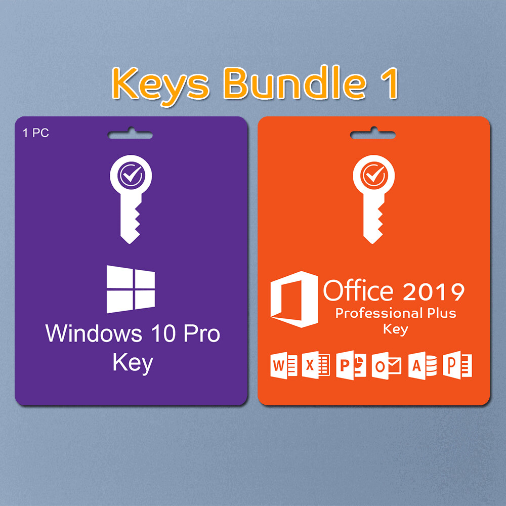 ‎Microsoft Office 2019 Pro Plus + Windows 10 Pro – Lifetime License Key – 1PC