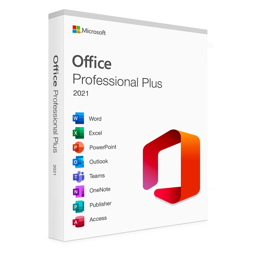 Microsoft Office 2021 Pro Plus – Lifetime License Bind Key With Your Microsoft Account – 1PC