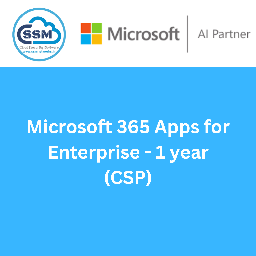 Microsoft 365 Apps for Enterprise - (1 Year Subscription) CSP