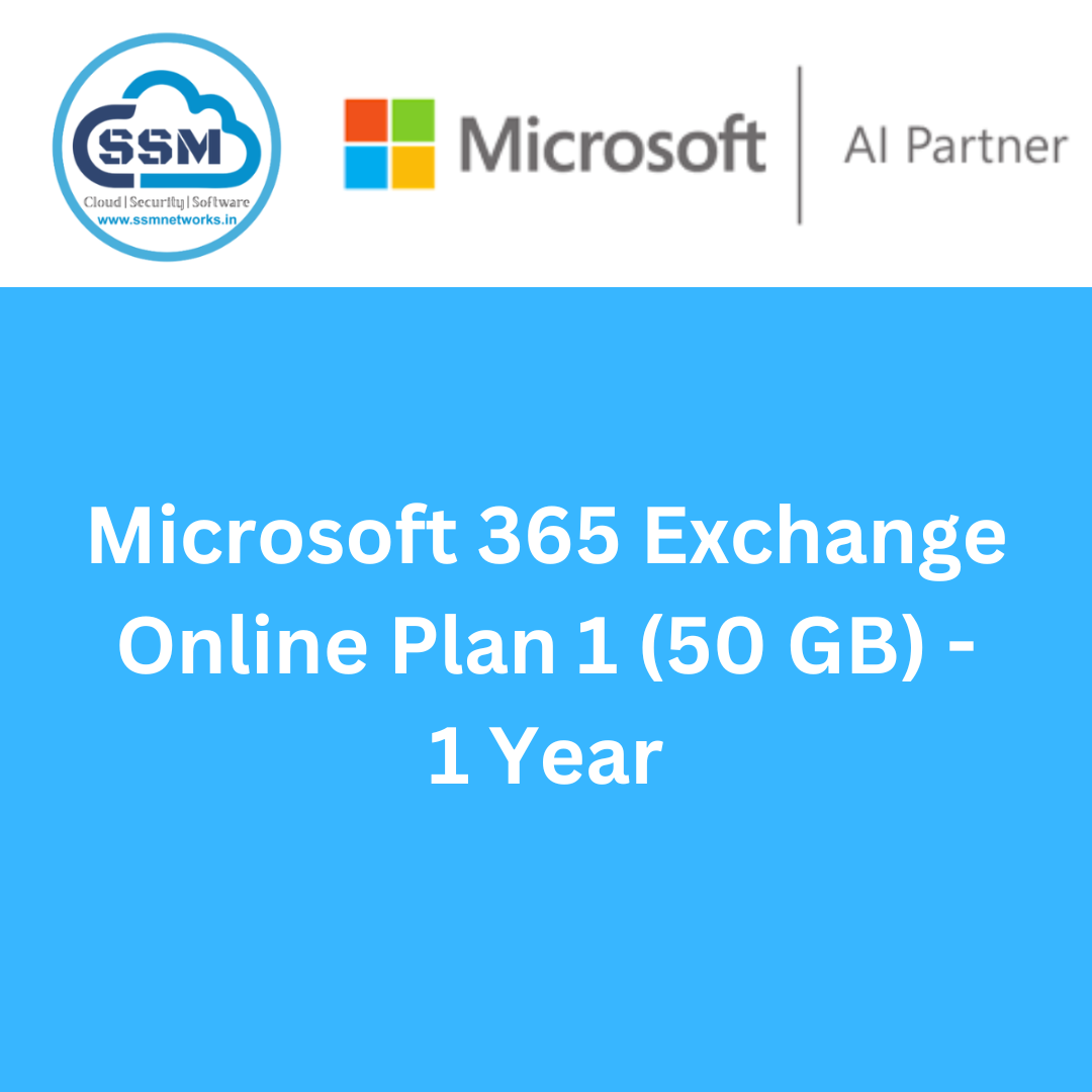 Microsoft 365 Exchange Online Plan 1 (50 GB)  (1 Year Subscription)CSP