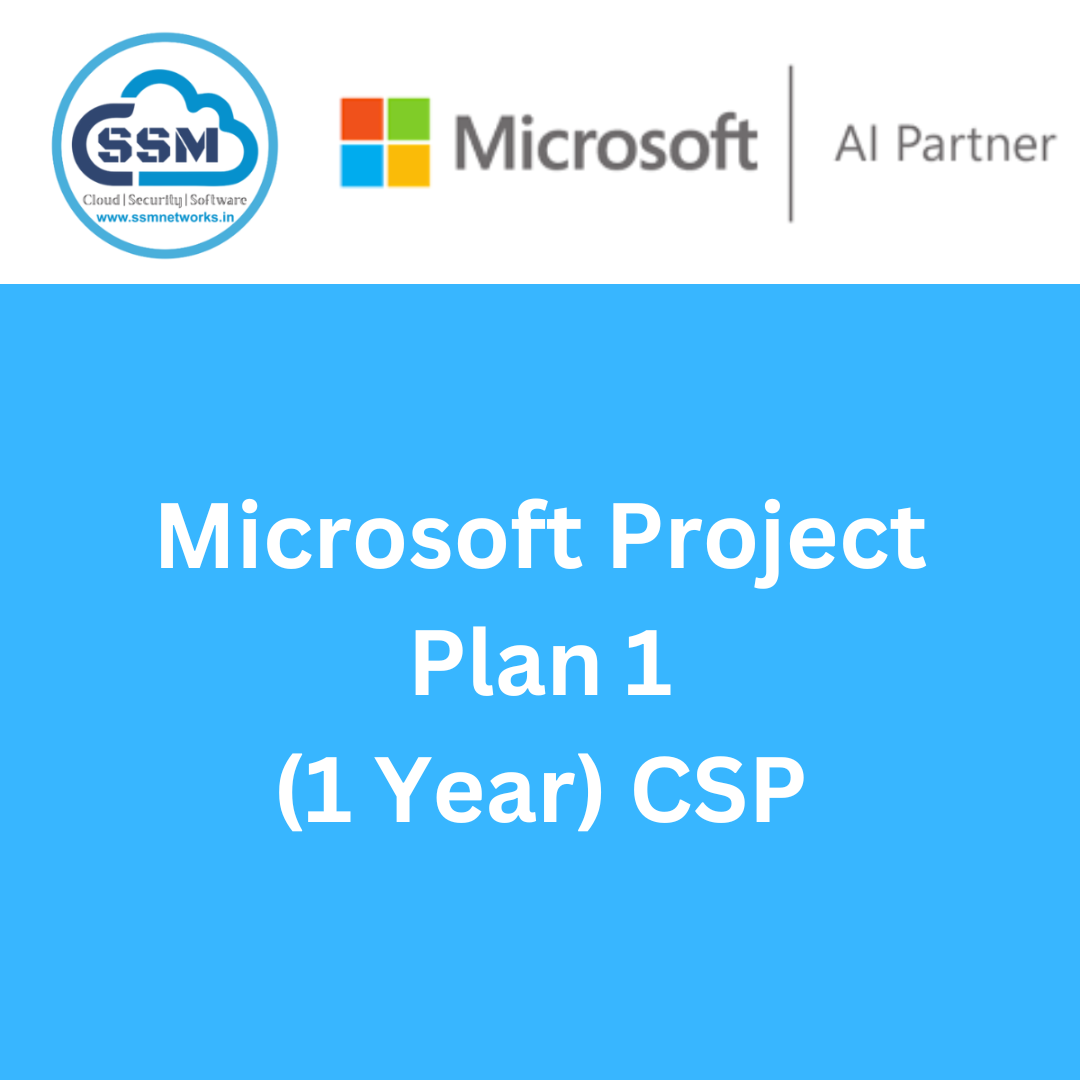 Microsoft Project Plan 1 (1 Year) CSP